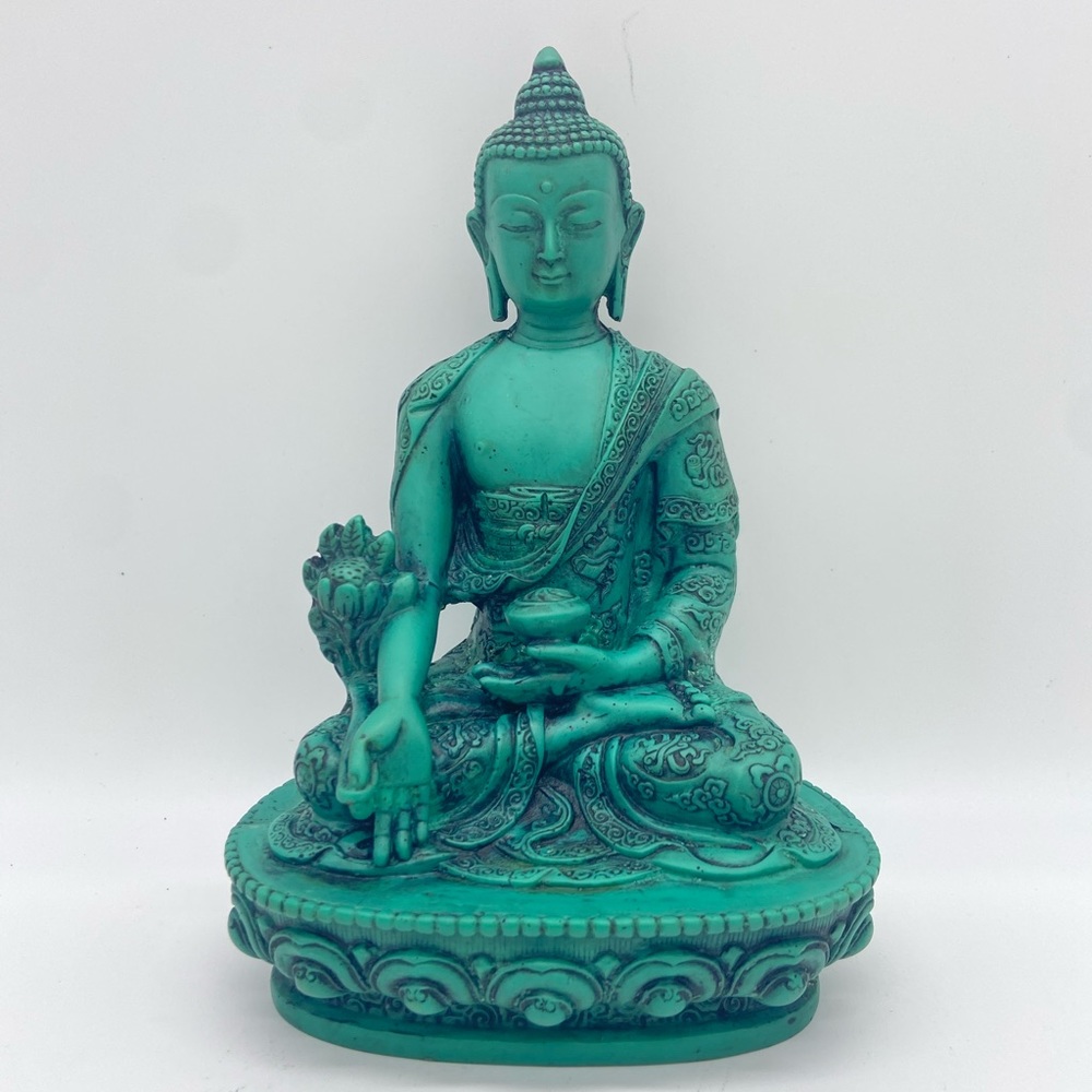 Buddha Statue Green Color